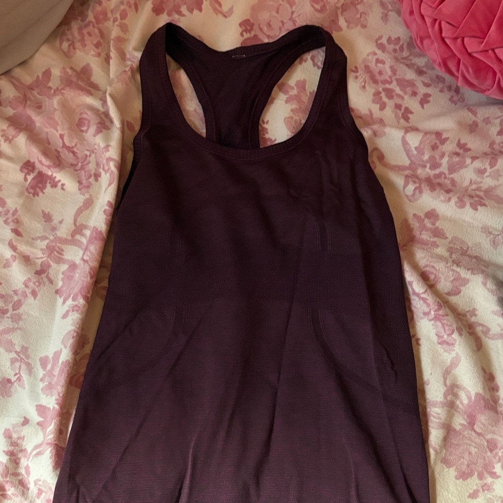 LULULEMON swiftly tech tank top dark purple 6